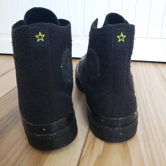 Converse Chuck 70 Renew Remix Knit High Top Black Canvas Shoes Men's 7 - Picture 4 of 9